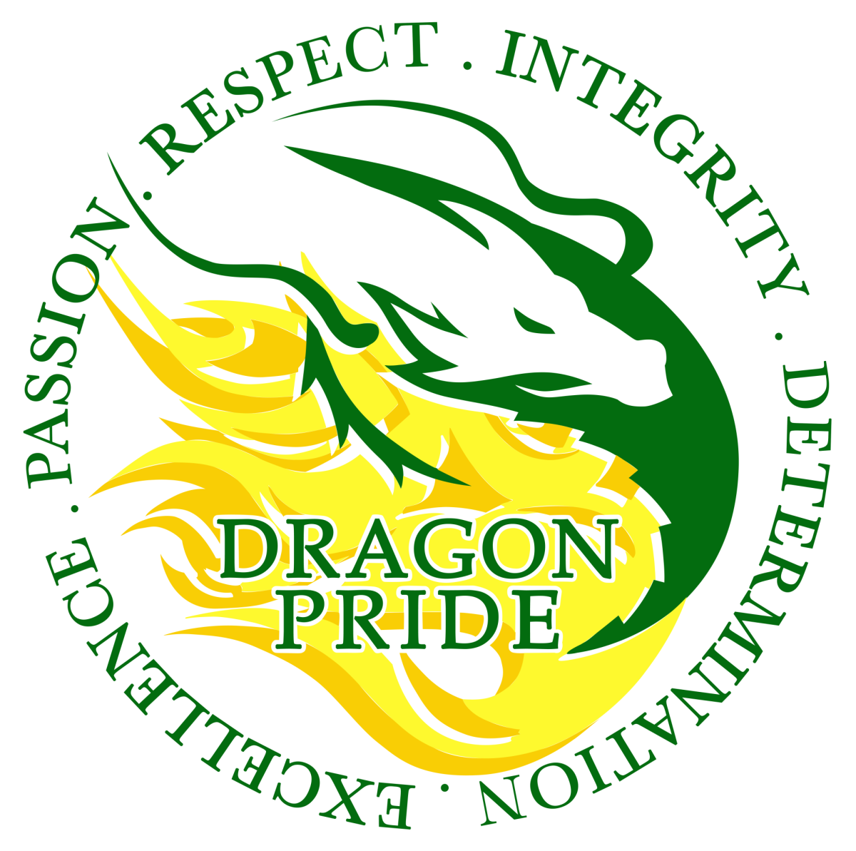 Dragon PRIDE: Passion Respect Integrity Determination Excellence